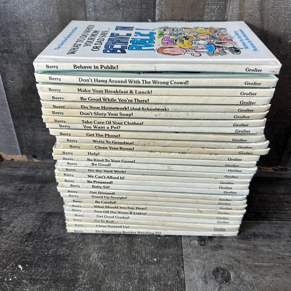 Vintage The Survival Series For Kids Lot Of 27 Written By Joy Berry Manners